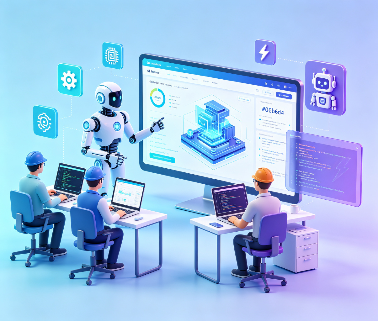 AI小忙工作社区：AI 工程师与真人工程师在线协作
